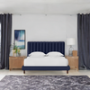 Baroda Upholstered Bed Without Storage In Suede