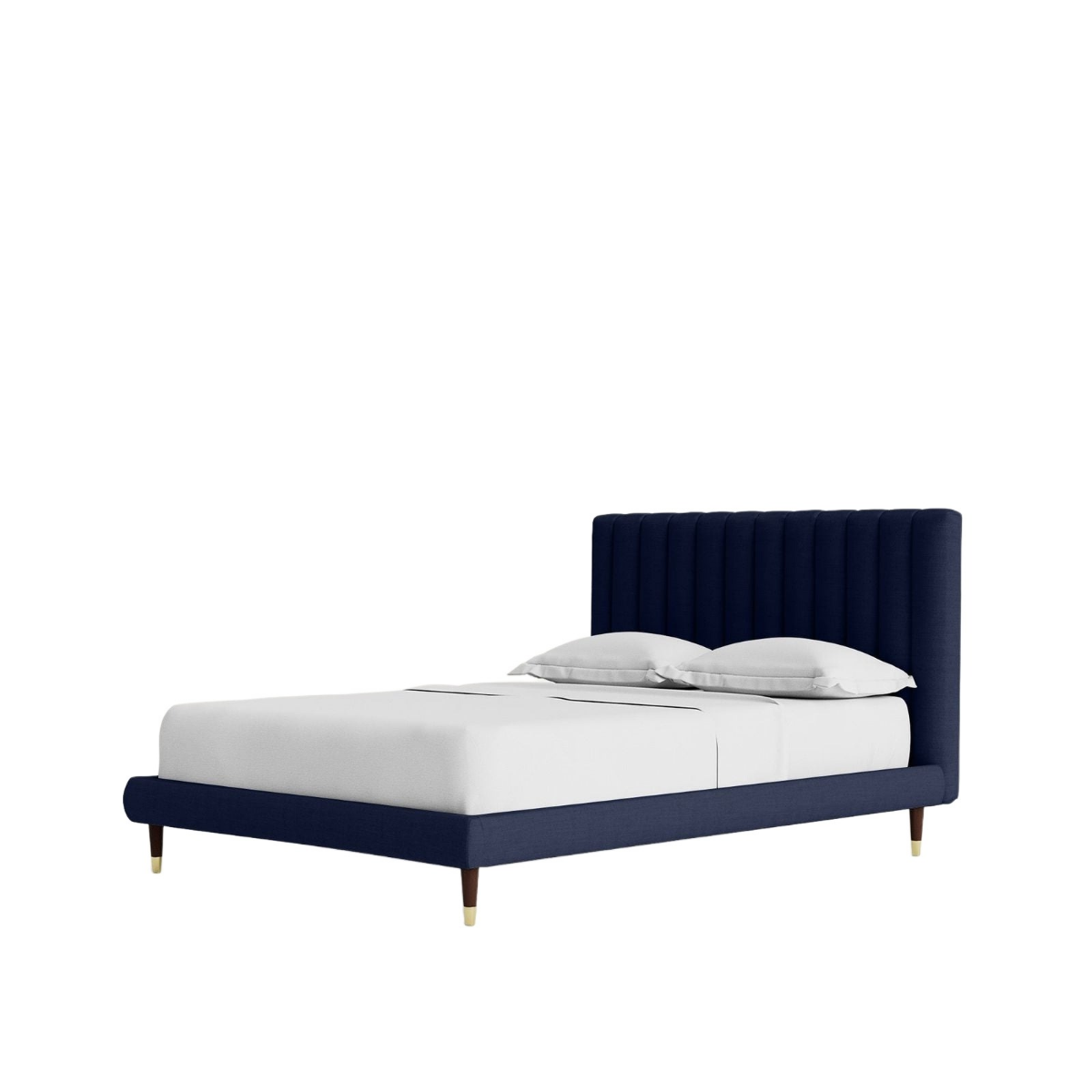 Baroda Upholstered Bed Without Storage In Suede