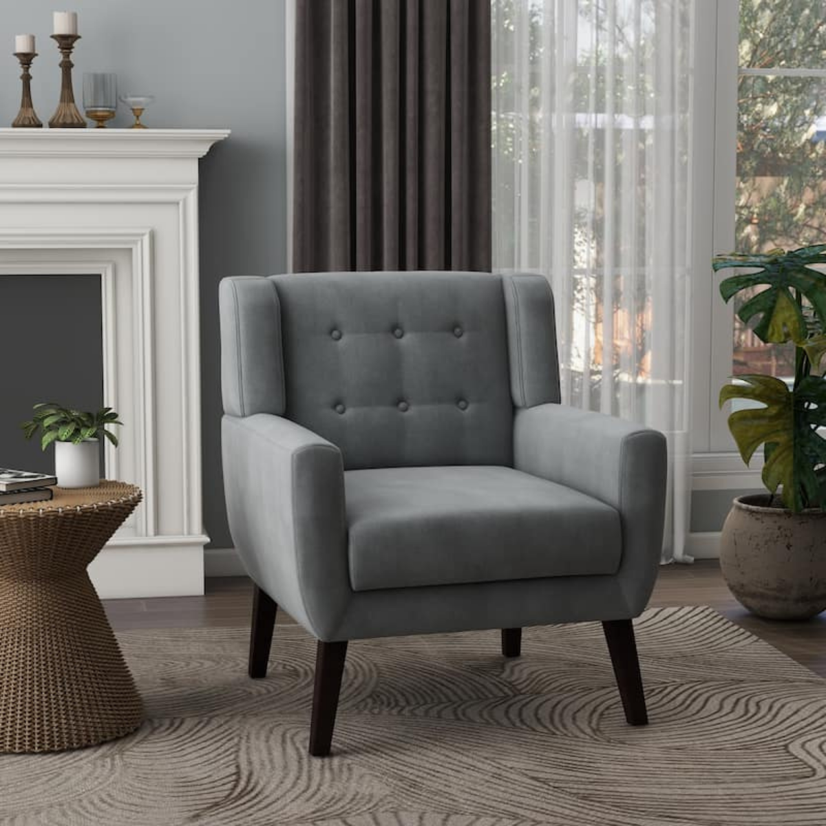 Kaily luxury Wing Chair