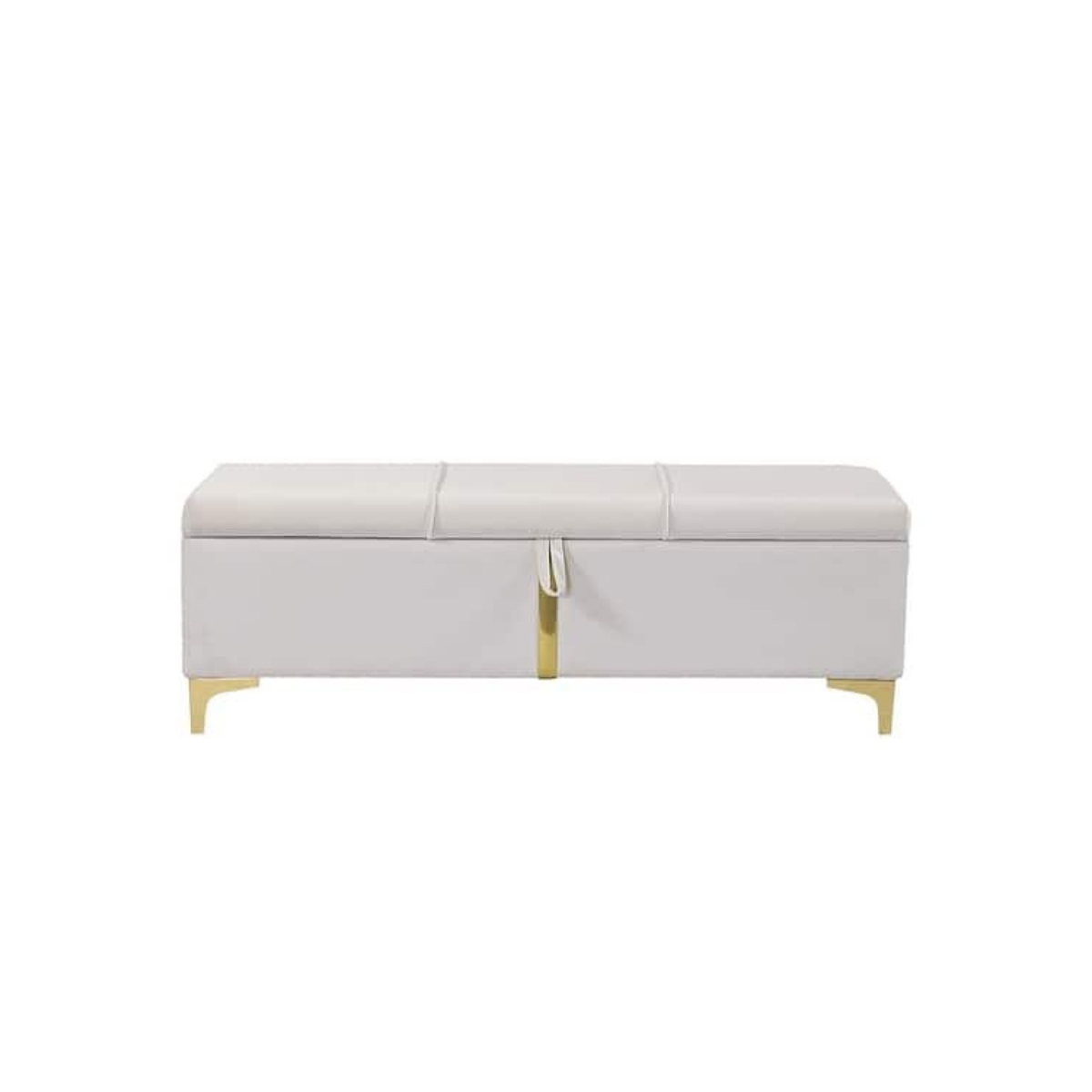 Elegant Upholstered Ottoman With Storage