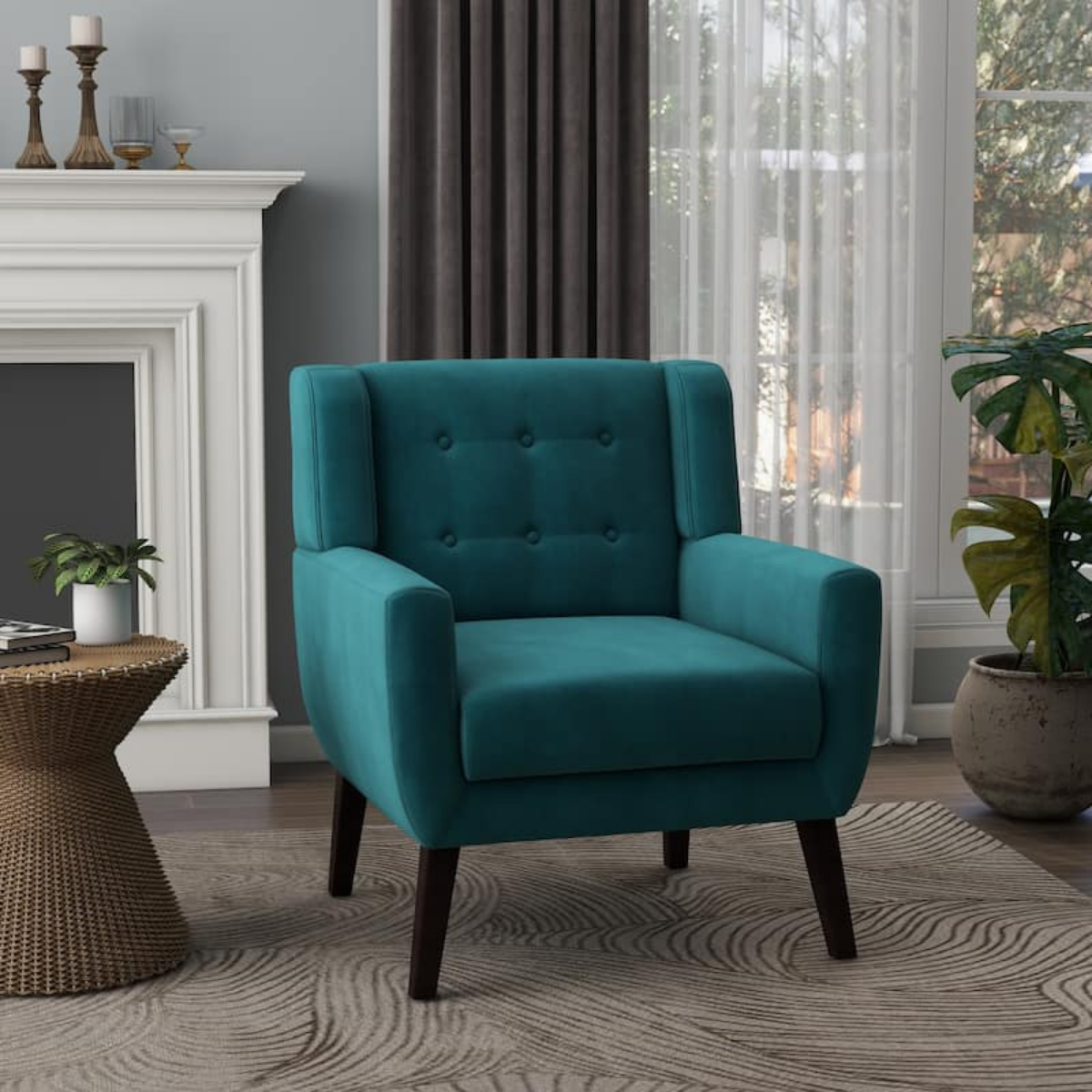 Kaily luxury Wing Chair