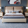 Dallas Slummber Upholstered Bed Without Storage In Suede