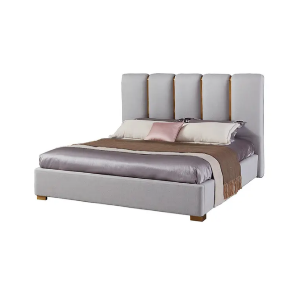 Defender Upholstered Bed Without Storage In Suede