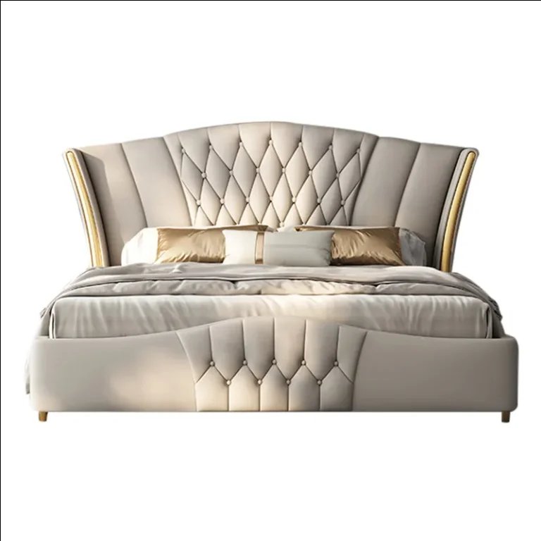 Hamlin Upholstered Bed Without Storage In Suede