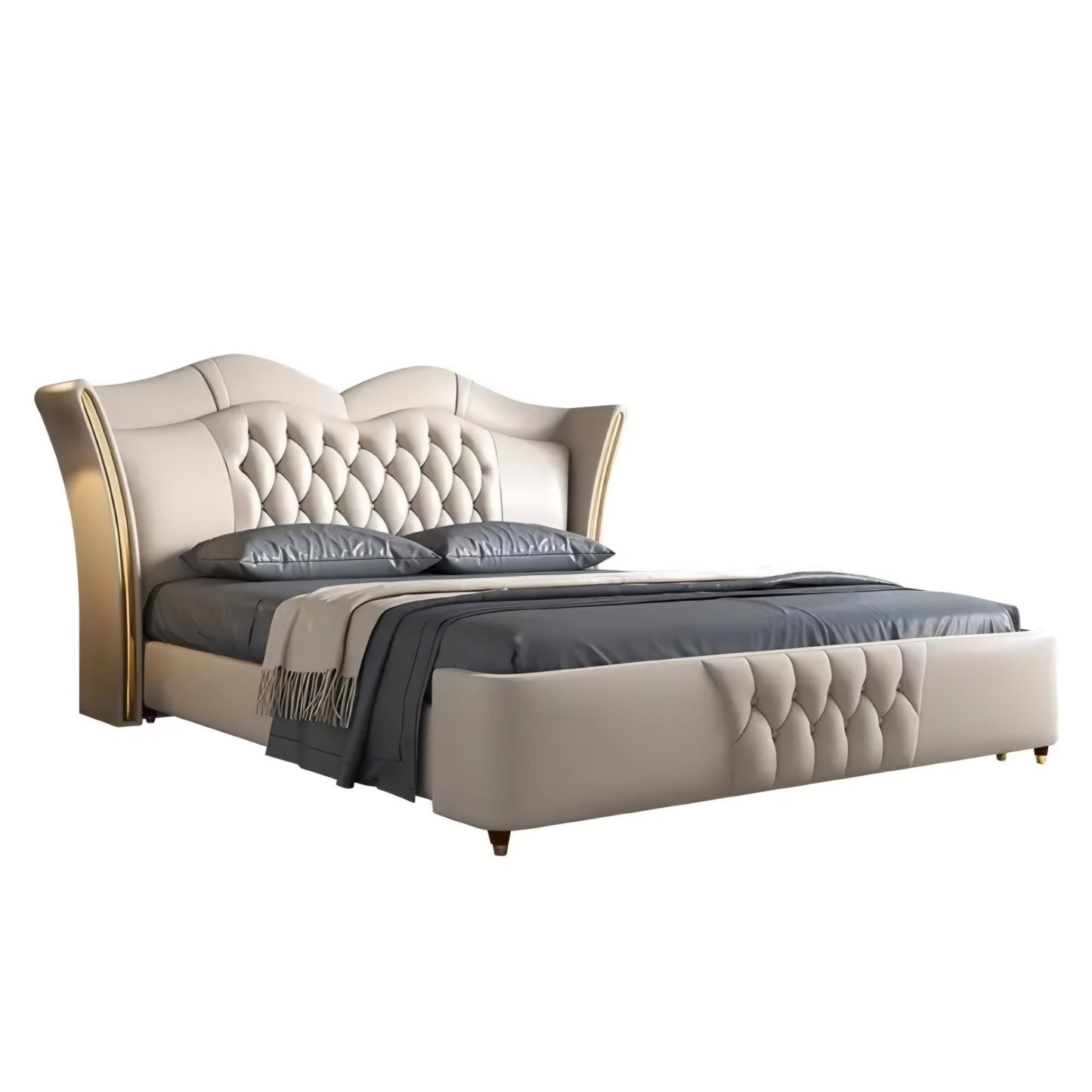 Jacklin Upholstered Bed Without Storage In Fabric