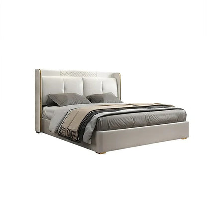 Galaxy Upholstered Bed Without Storage In Leatherette