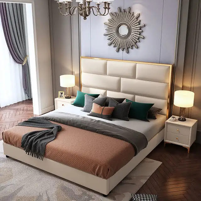 Emerald Upholstered Bed Without Storage In Leatherette