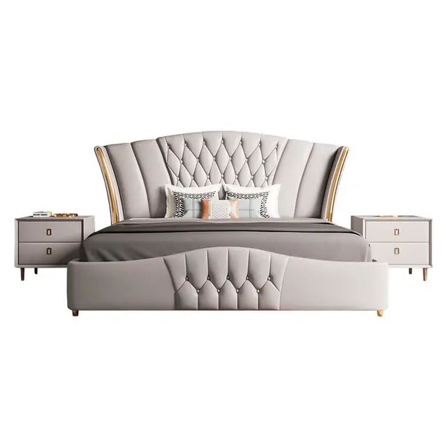 Hamlin Upholstered Bed Without Storage In Suede
