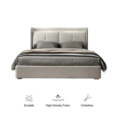 Galaxy Upholstered Bed Without Storage In Leatherette