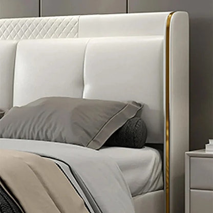 Galaxy Upholstered Bed Without Storage In Leatherette