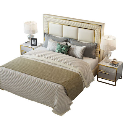Wilson Upholstered Bed Without Storage In Leatherette