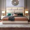 Emerald Upholstered Bed Without Storage In Leatherette