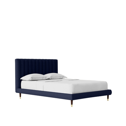 Baroda Upholstered Bed Without Storage In Suede