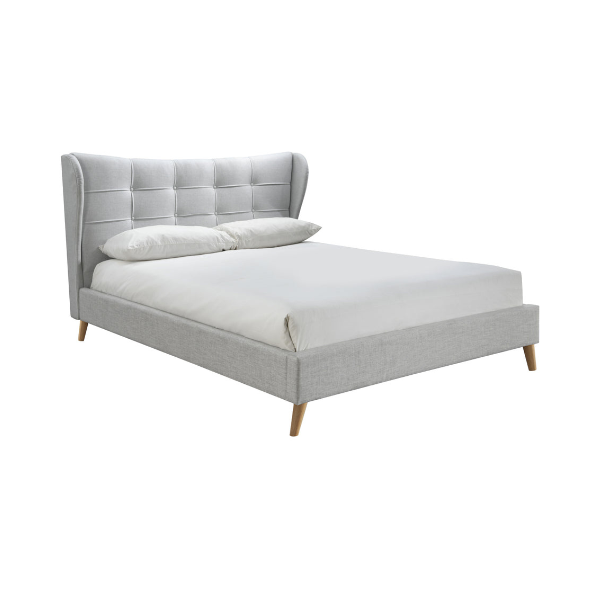 Haval Upholstered Bed Without Storage In Suede
