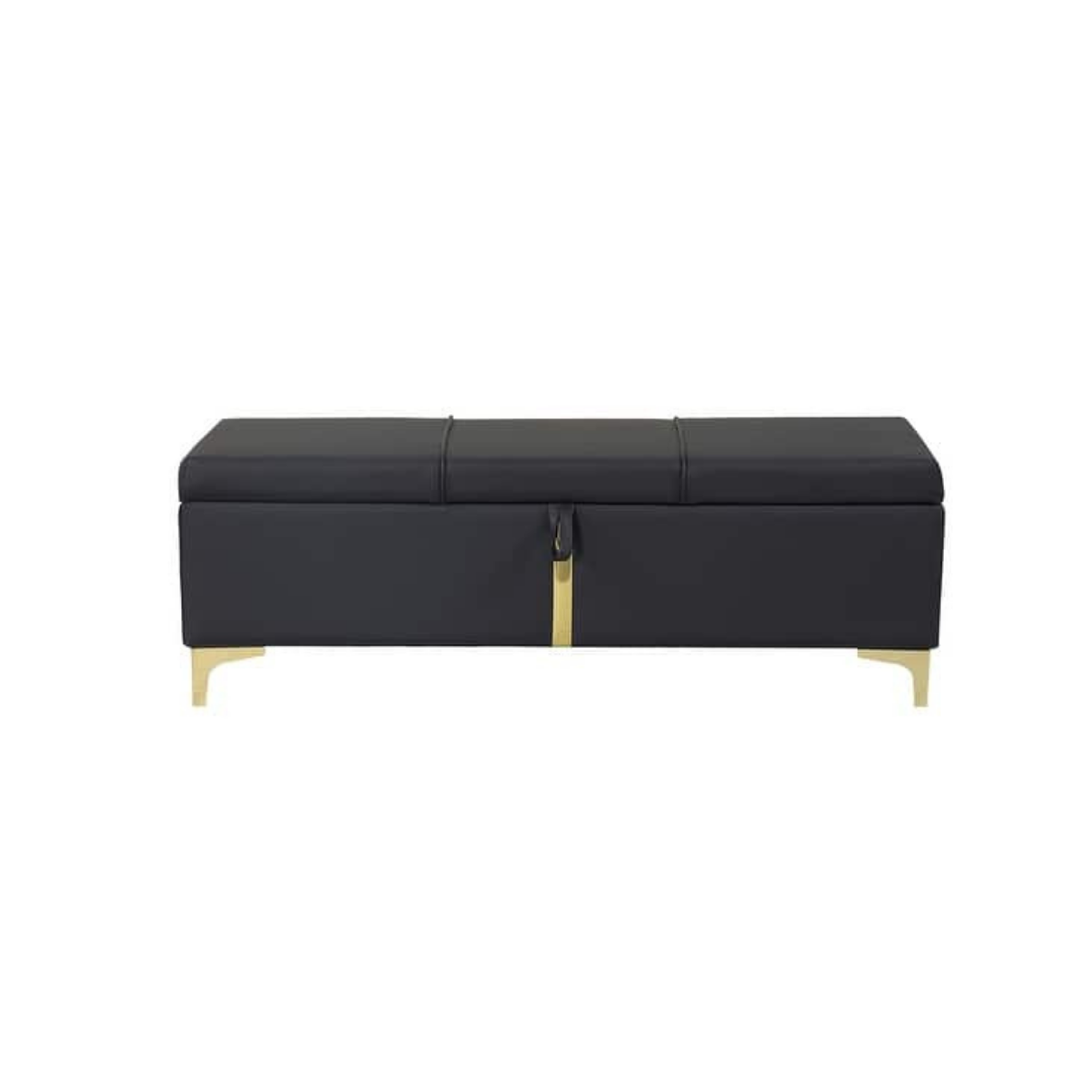 Elegant Upholstered Ottoman With Storage