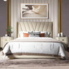 Albris Upholstered Bed Without Storage In Suede