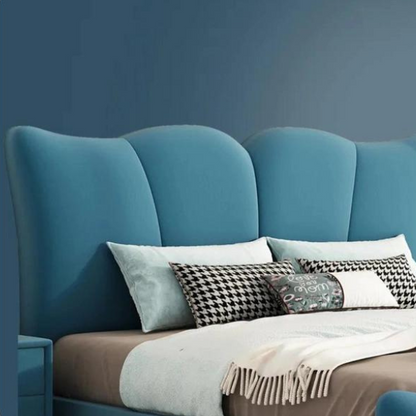 Lucius Upholstered Bed Without Storage In Suede