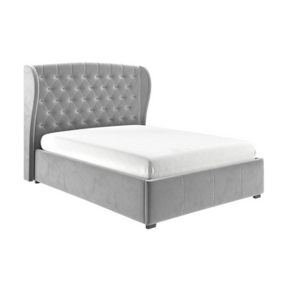 Kobe Upholstered Bed Without Storage In Suede