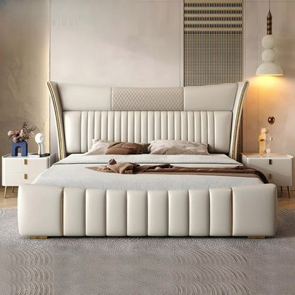 Samsun Upholstered Bed Without Storage In Fabric