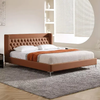 Vogue Upholstered Bed Without Storage In Suede