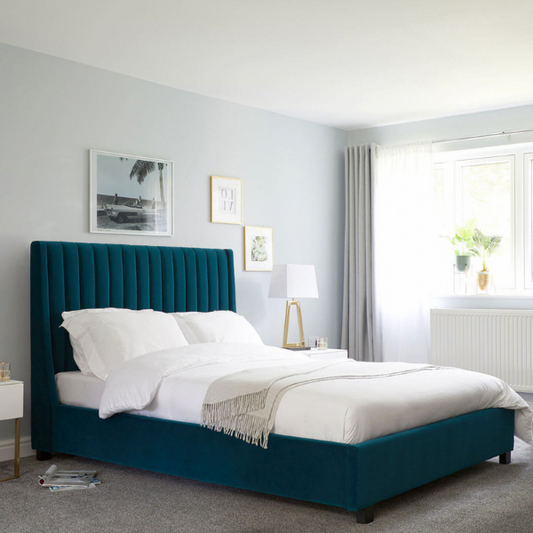 Wisdom Upholstered Bed Without Storage In Suede