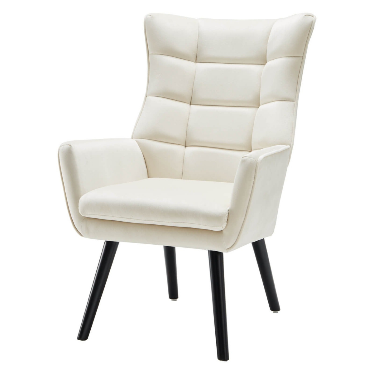 Zoby Wing Chair Premium Suede