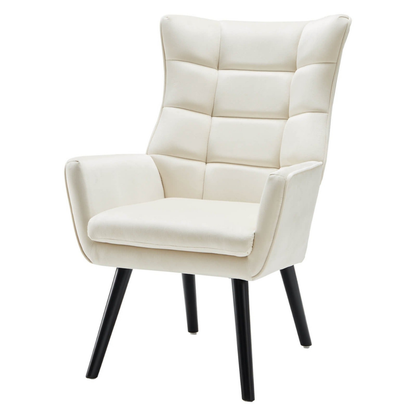 Zoby Wing Chair Premium Suede