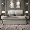 Galaxy Upholstered Bed Without Storage In Leatherette