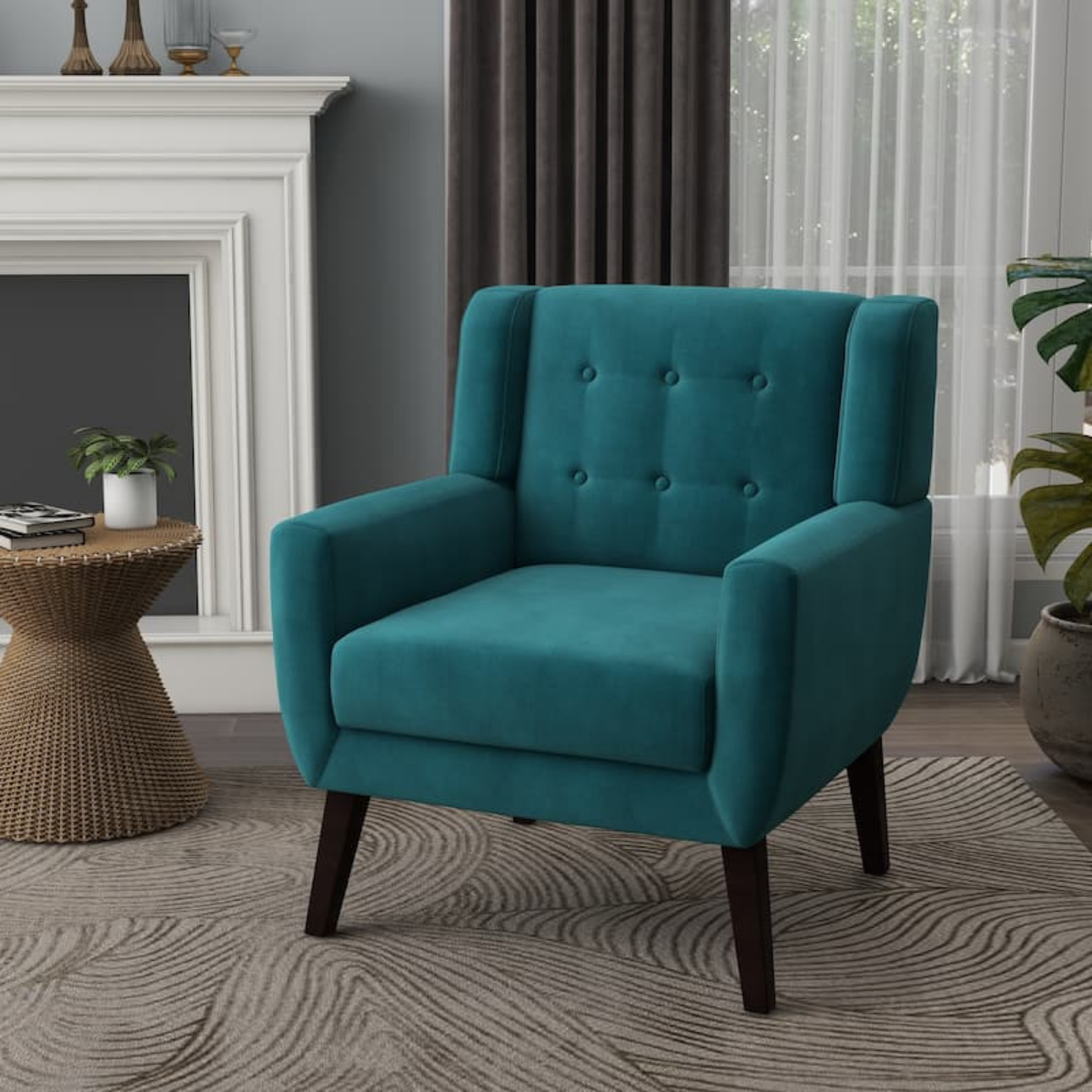 Kaily luxury Wing Chair