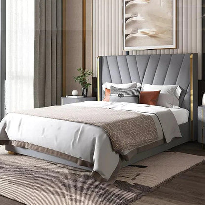 Albris Upholstered Bed Without Storage In Suede