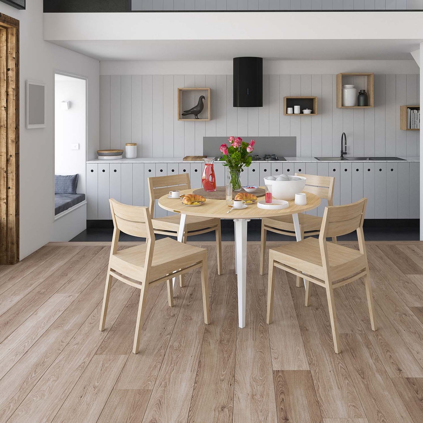 Round Table - White Oak