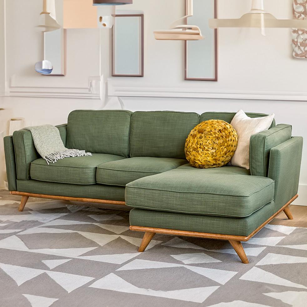 Lumo Sofa | L Shaped Left Sectional | Down-feather Back Cushions (7.5 feet)