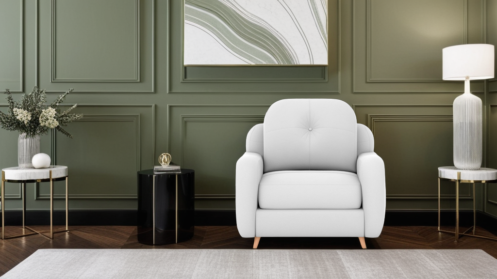 Scott 1 Seater Leather Sofa