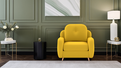 Scott 1 Seater Fabric Sofa