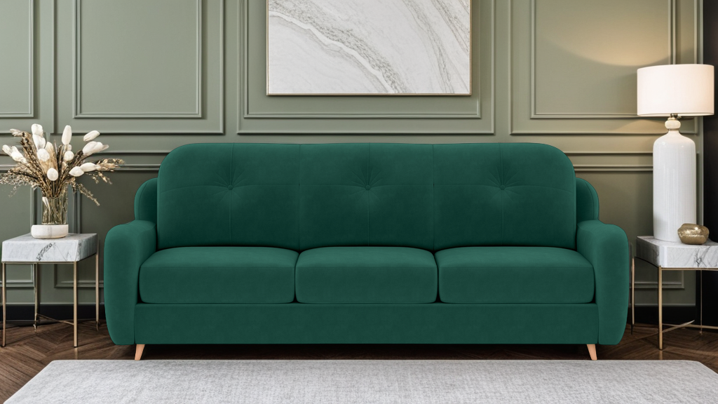 Scott 3 Seater Fabric Sofa