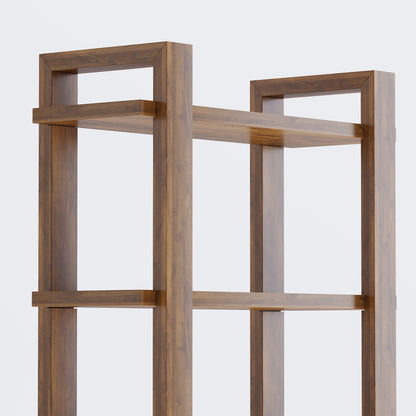 Harmony Shelf/Bookcase - 98" - Solid Teak Wood