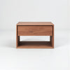 Bon Bedside Table  | Solid Walnut/Teak/Oak Wood | 2 Feet Length