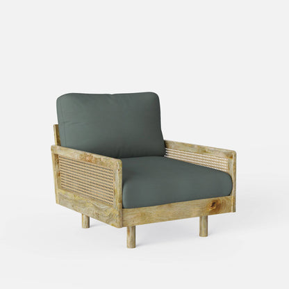 Ramon Rattan 1 Seater Sofa - 31.5"