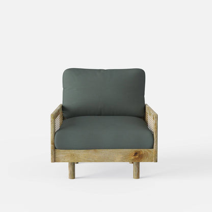 Ramon Rattan 1 Seater Sofa - 31.5"