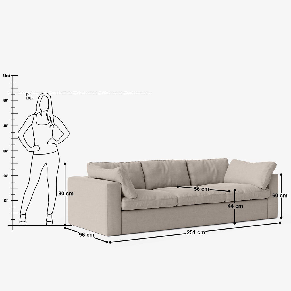 Setter 4 Seater Sofa - 99"