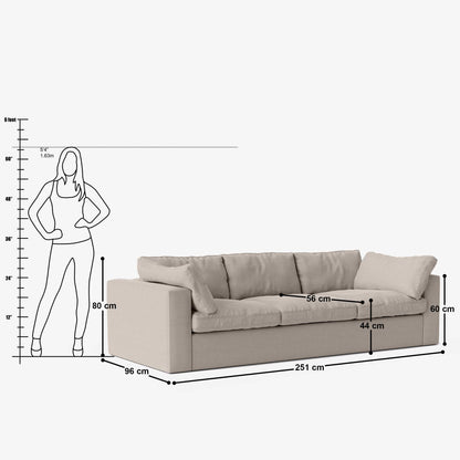 Setter 4 Seater Sofa - 99"