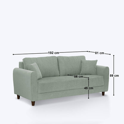 Emmeline 3 Seater Sofa - 75.5"