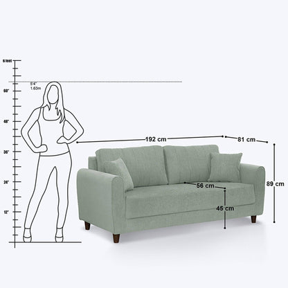 Emmeline 3 Seater Sofa - 75.5"
