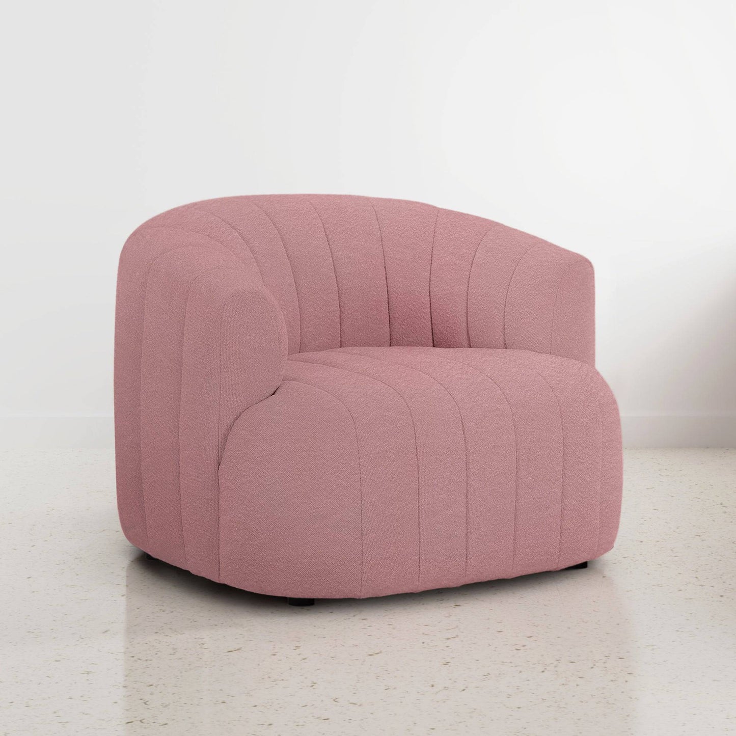 Carlos Bouclé Accent Chair