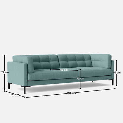 Roman 4 Seater Sofa - 93"