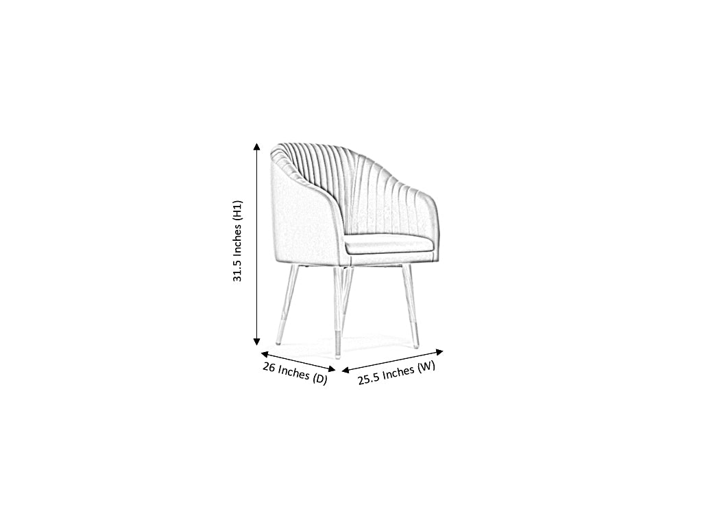 Stella Large Artificial Leather Chair