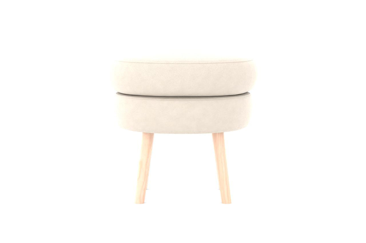 Moon Fabric Ottoman