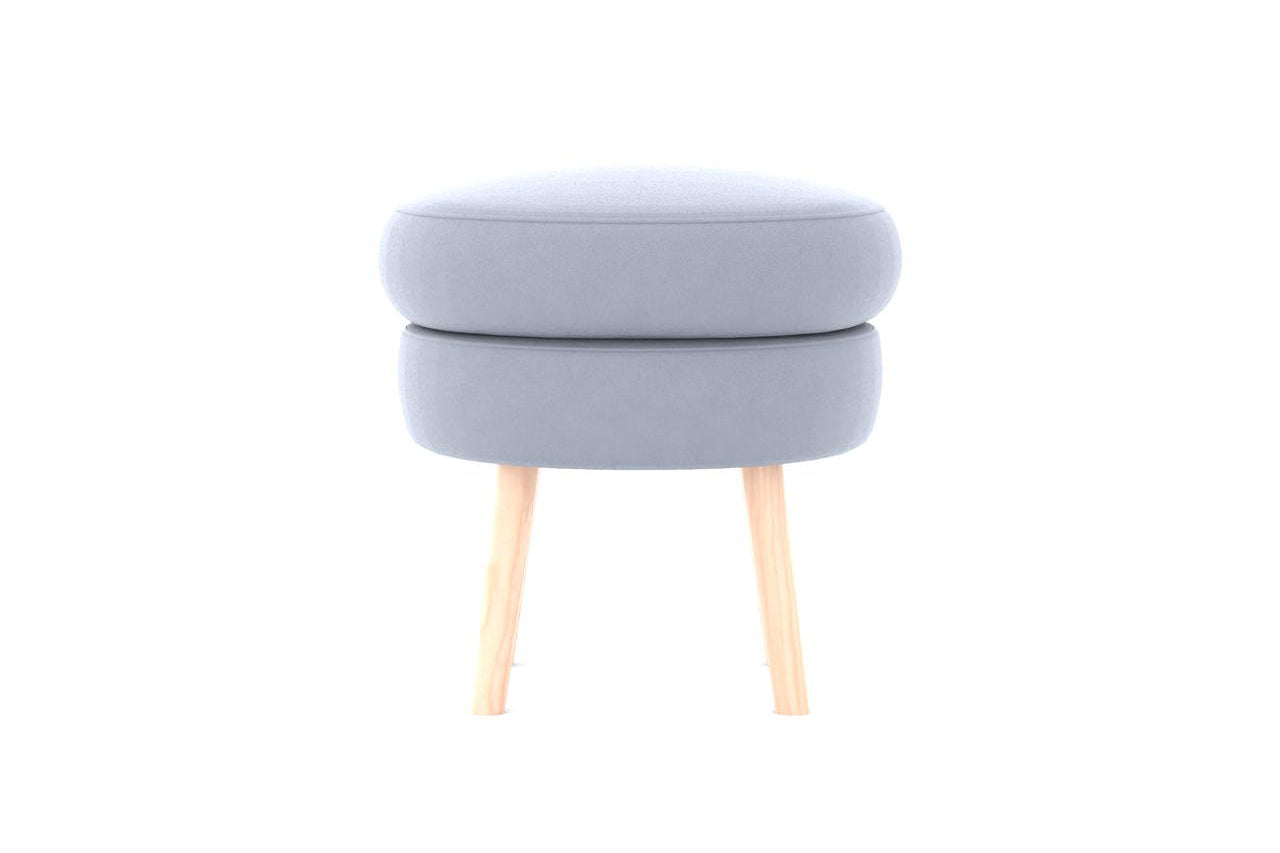 Moon Fabric Ottoman