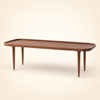 Summer Large Coffee Table - rear three-quarter construction view