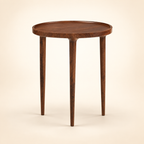Summer Round High Coffee Table - front-left three-quarter view